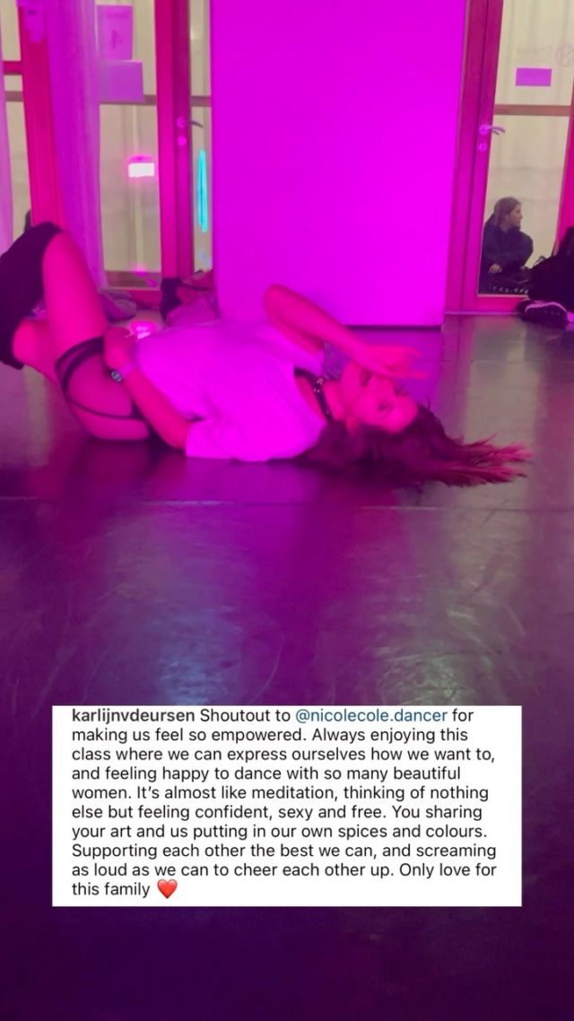 @karlijnvdeursen 🥹💕 This community would never exist without such beautiful souls as you 💕 Thank you for being part of our journey Queen 👑
•
#heelsclass #chassedancestudios #womenempowerment #selflove #selflovejourney #womensupportingwomen #selfconfidence